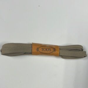 Tod’s 28” Pair of Khaki Beige Shoelaces - New